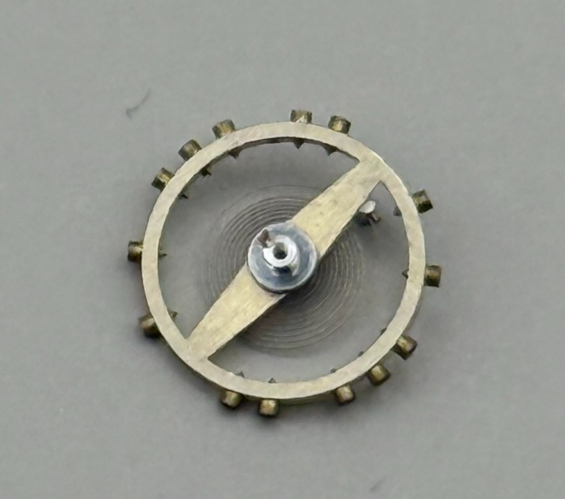AS 970 Balance Wheel Complete And Spring 8¾’’’  27 M Watch Movement Parts NOS