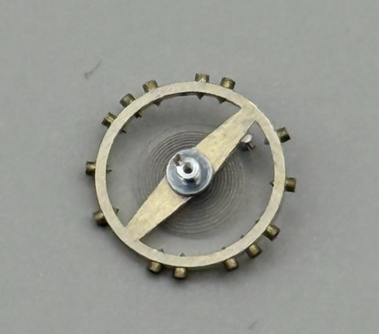 AS 970 Balance Wheel Complete And Spring 8¾’’’  27 M Watch Movement Parts NOS