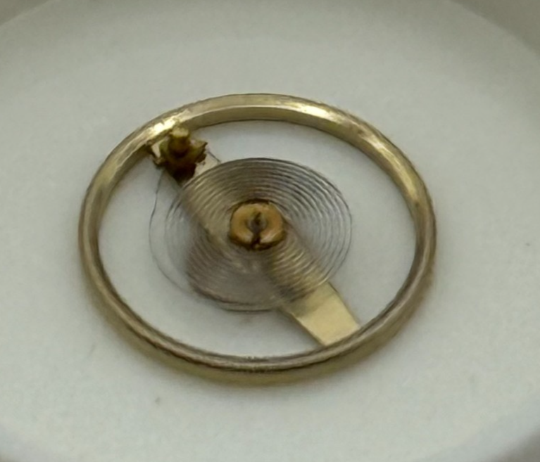 RL 6061 Balance Wheel Complete And Spring 6 3/4 - 8''' Watch Movement Parts