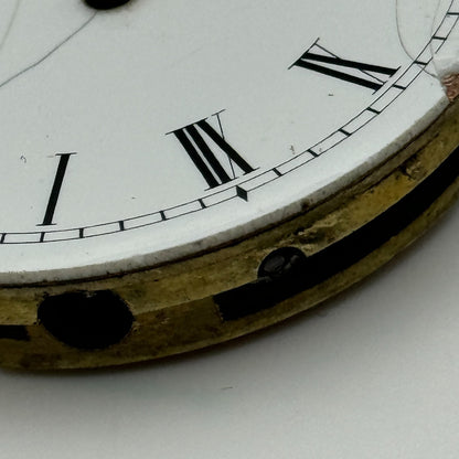 43.4mm Vintage Unidentified 1013385 Hunter Swiss Pocket Watch Movement PARTS