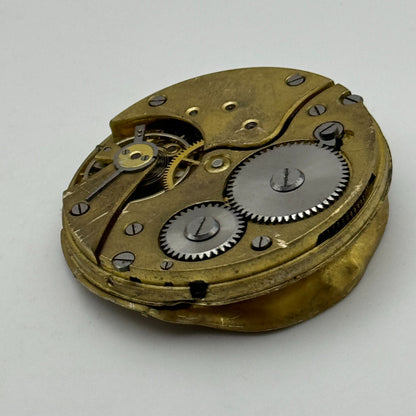 41.6mm Vintage Swiss Open Face Pocket Watch Movement PARTS REPAIR SPARES
