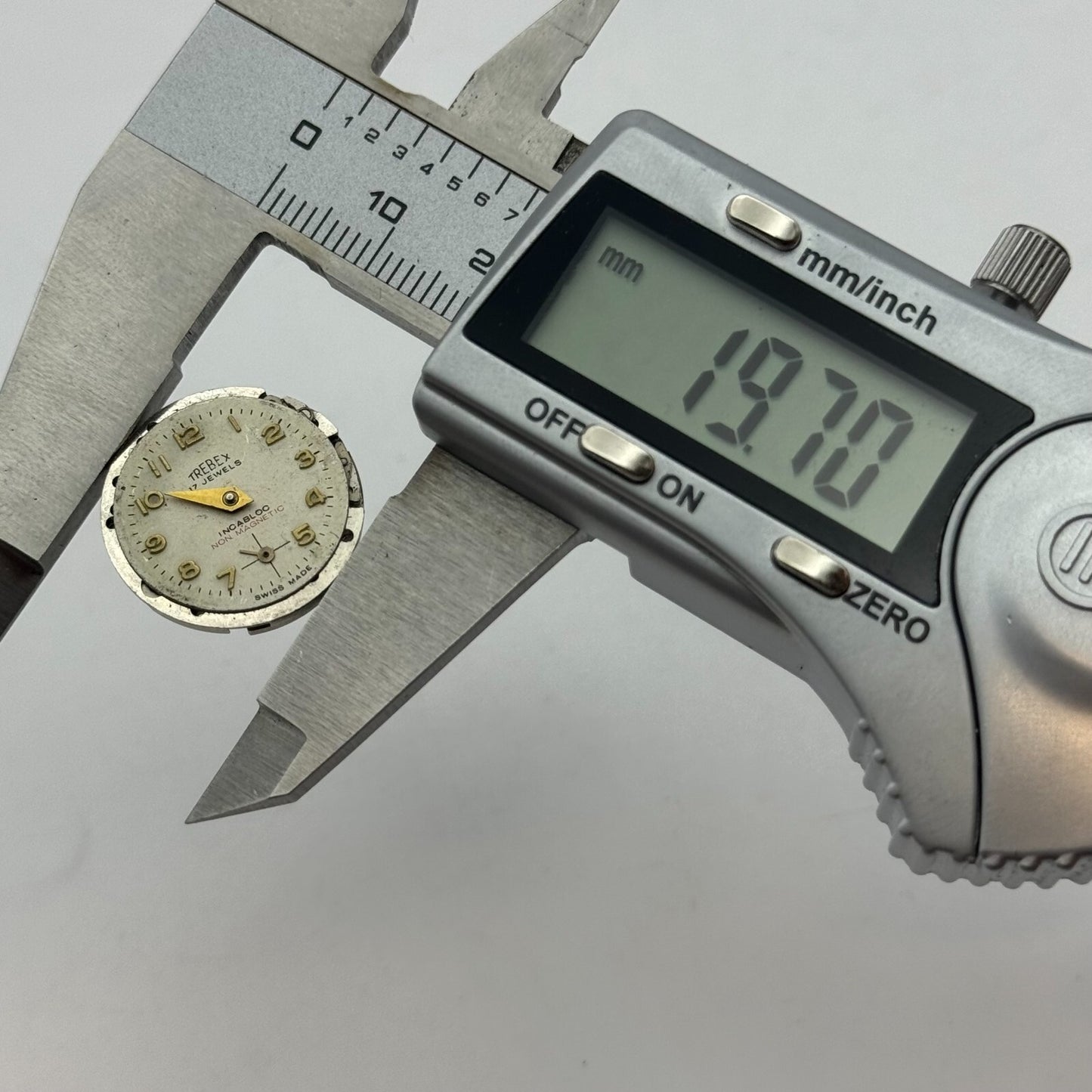 19.7mm Trebex Unitas UT 630 Balance Ok Manual Wind Watch Movement PARTS REPAIR