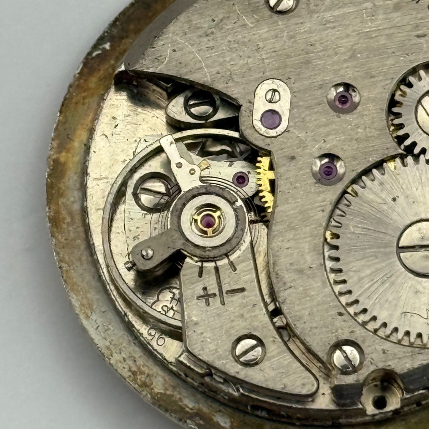 FHF ST 96 Watch Movement Legion Manual Wind Vintage Swiss Parts Repair 25.8mm