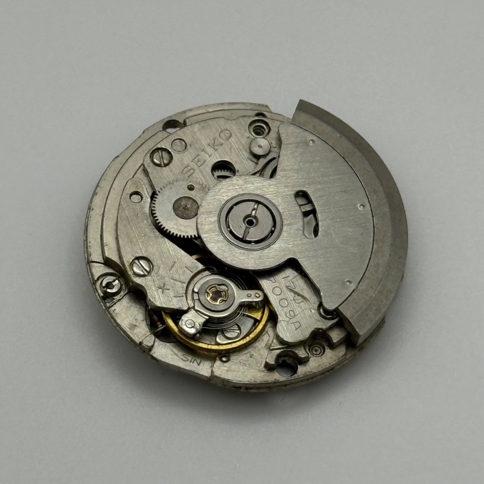 Seiko 7009A Automatic Watch Movement Day Date Japan Vintage Parts Repair 27.3mm