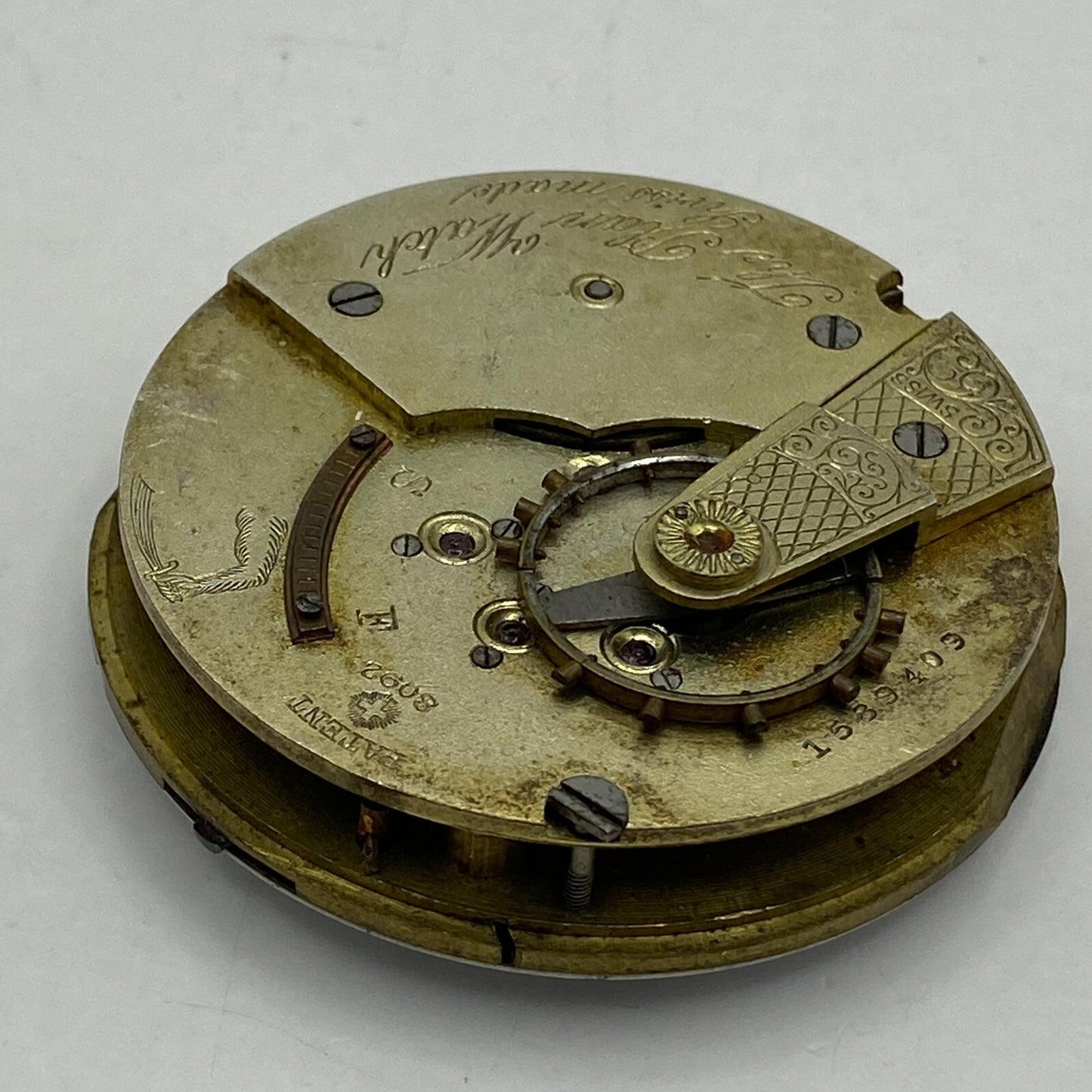 45.6mm Antique The Plan Watch Swiss Made Pocket Watch Movement PARTS REPAIR