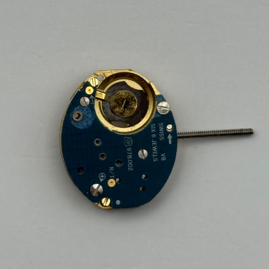 ETA 978.002 Quartz Watch Movement Incomplete Swiss Ladies Vintage Parts Repair