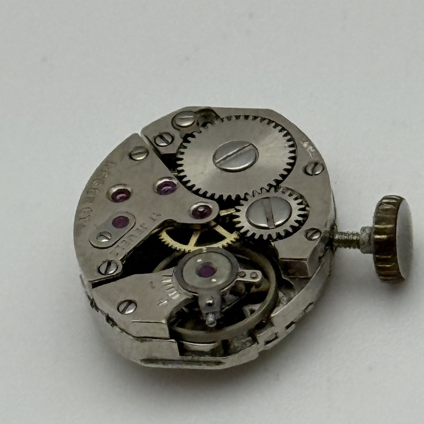 12.9mm Running Vintage Regency AS 1677 Manual Wind Swiss Watch Movement REPAIR