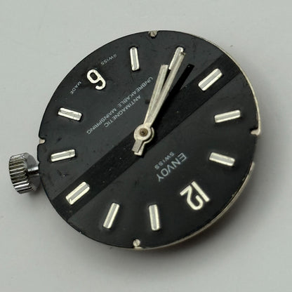 BFG 866 Watch Movement Envoy Manual Wind Vintage Swiss Parts Repair 26.2mm