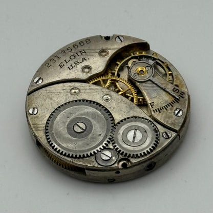 1921 Antique 3/0s Elgin 463 Model 3 American Watch Movement PARTS REPAIR SPARES