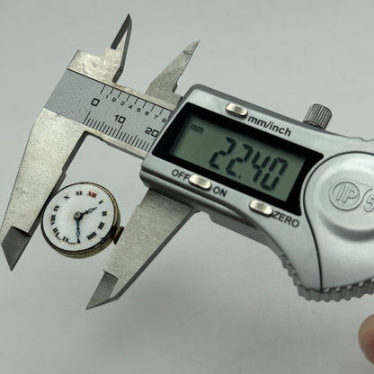 20.2mm Bernex No 2 Swiss 15501 Trench Watch Movement Manual Wind Vintage PARTS