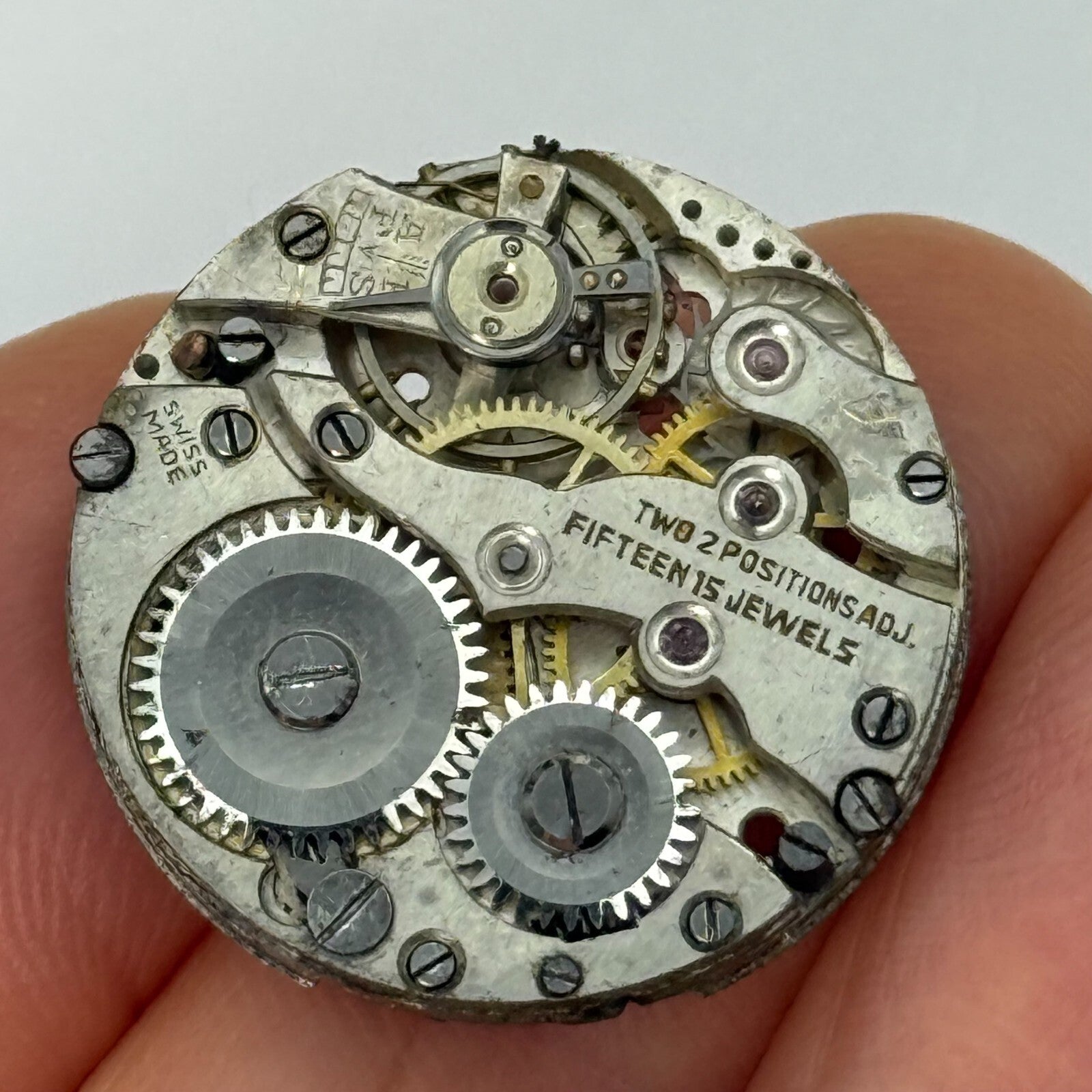 23.5mm Vintage AS A Schild Manual Wind Watch Movement PARTS REPAIR