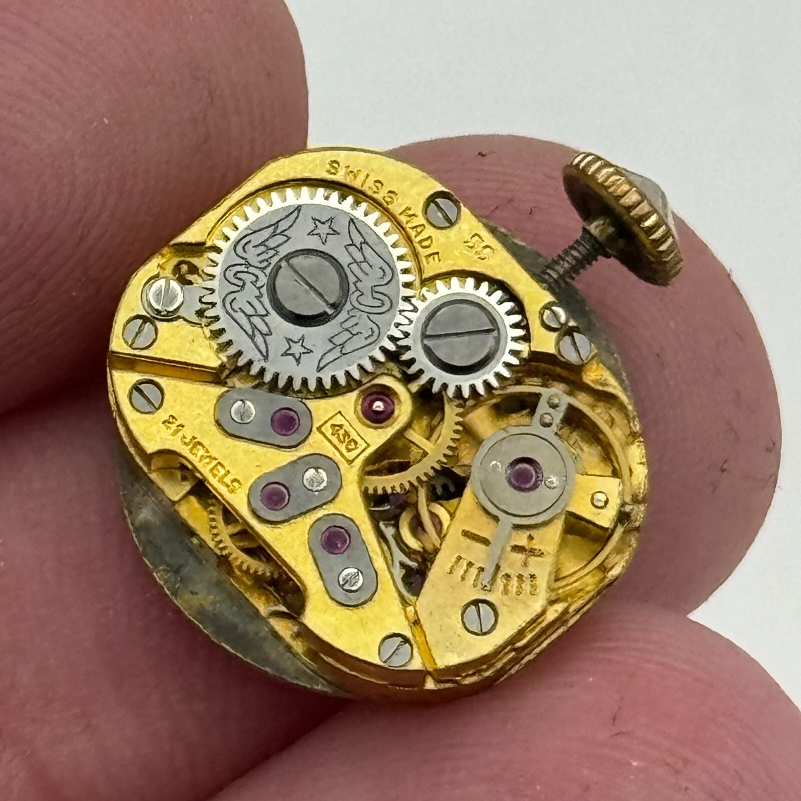 12.1mm Rotary AS 976 A Schild Manual Wind Swiss Watch Movement PARTS SPARES