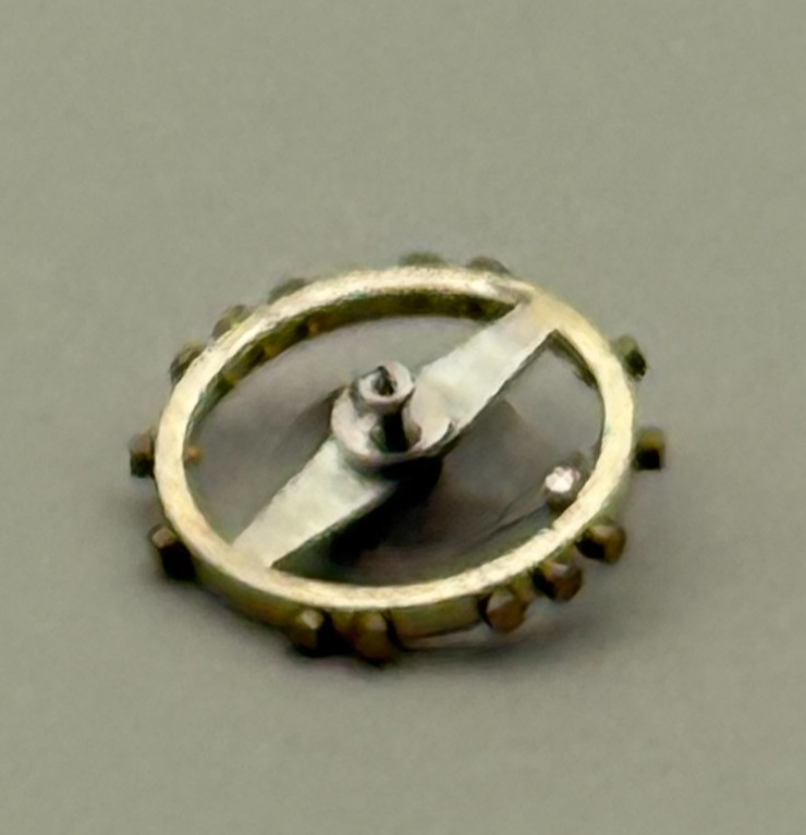 AS 976 1012 Balance Wheel Complete And Spring  29 M Watch Movement Parts NOS