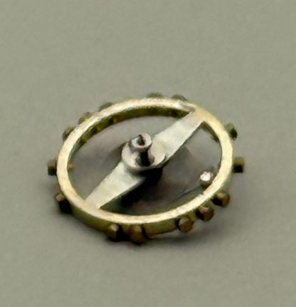 AS 976 1012 Balance Wheel Complete And Spring  29 M Watch Movement Parts NOS