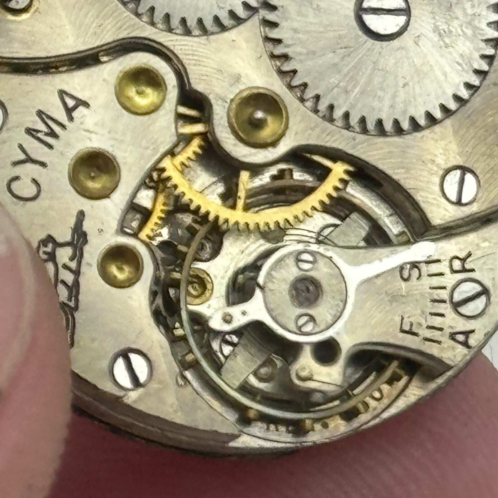 23.6mm Cyma Ref . 030 Sub Seconds Trench Watch Movement Vintage Swiss PARTS