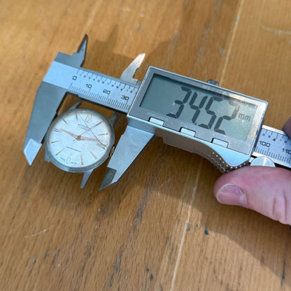 33mm Vintage Mithras 17 Jewels Unidentified Swiss Manual Wind Watch FOR PARTS