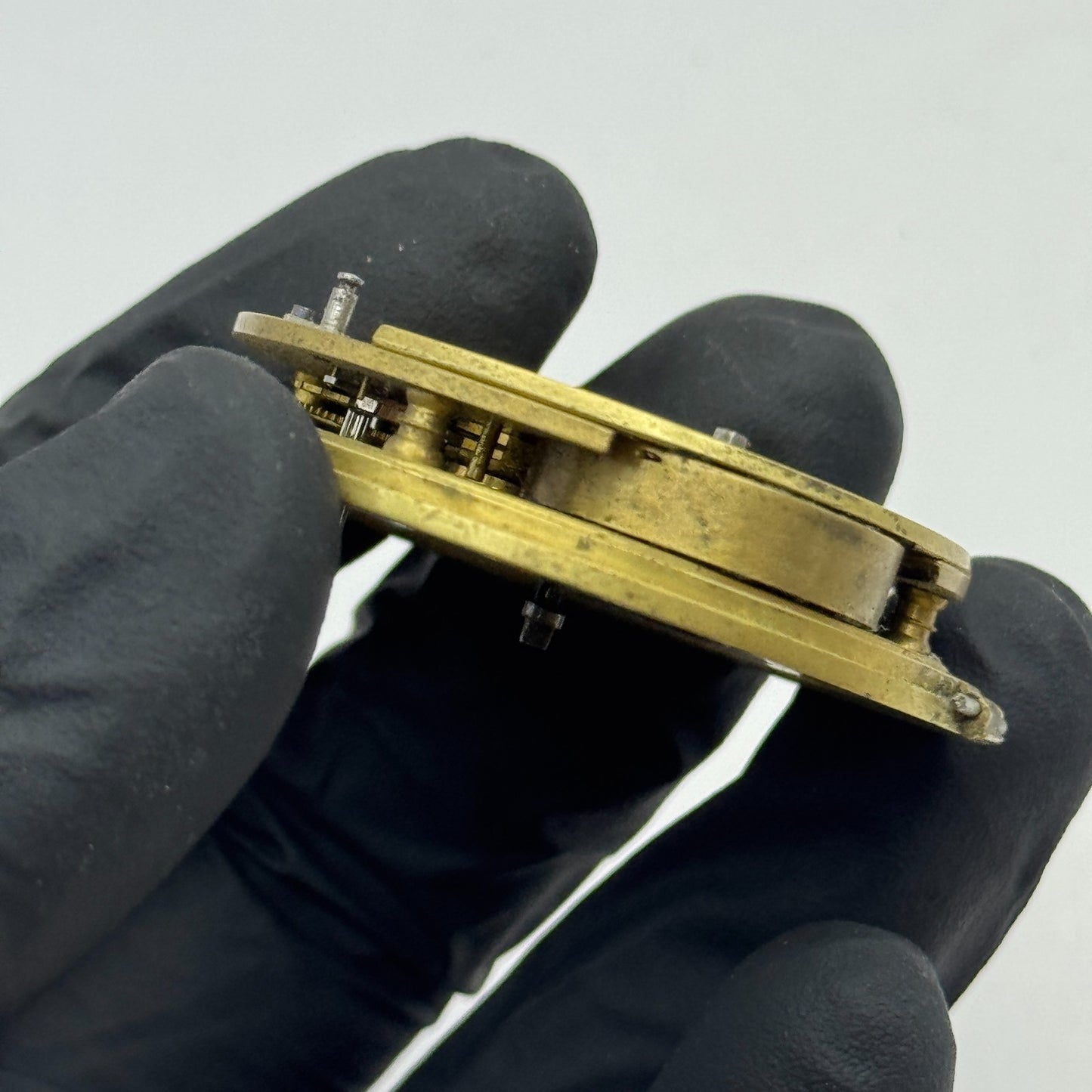 Fusee Pocket Watch Movement Antique English Manchester Parts Repair Spare 48.1mm