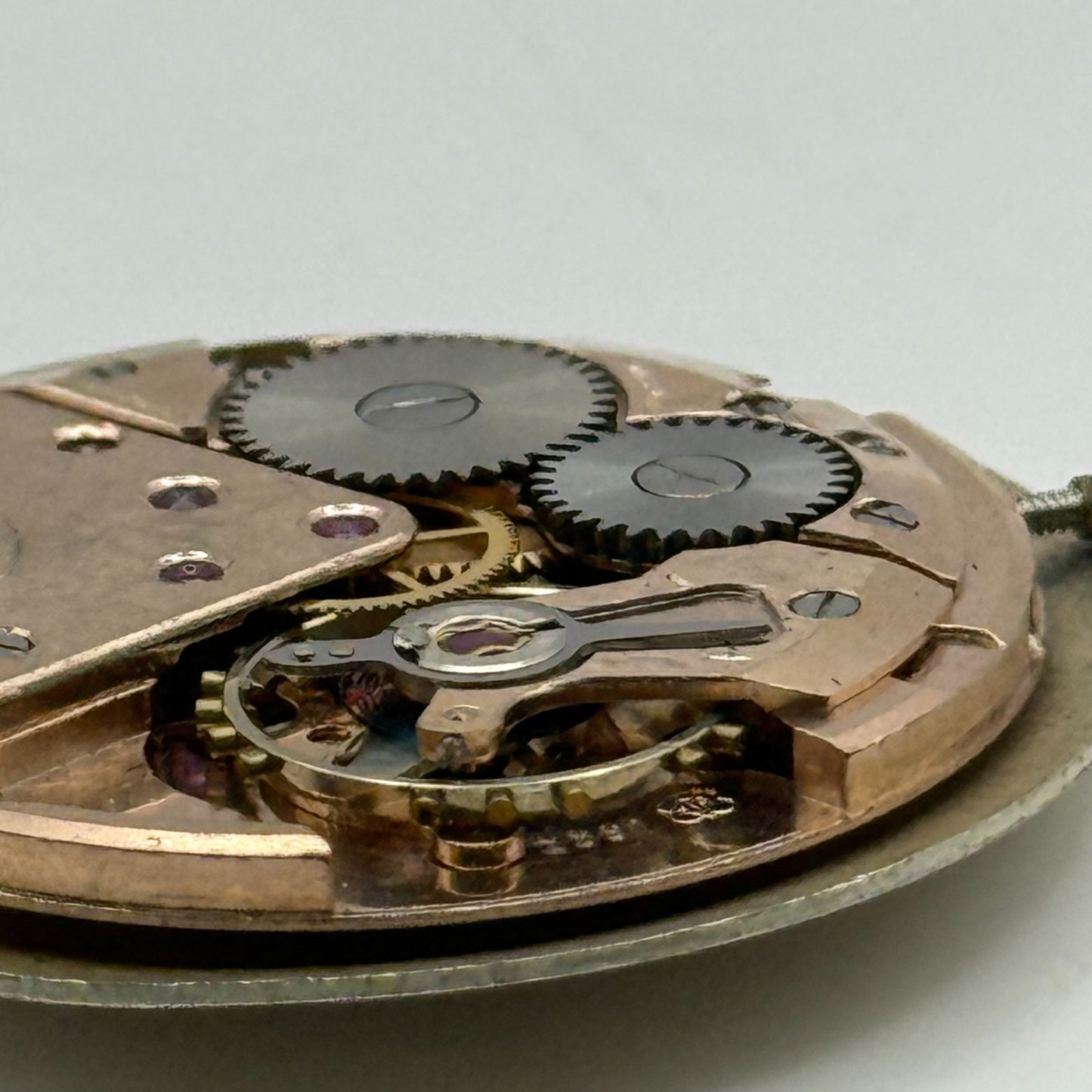 ETA 2391 Watch Movement Everite Running Manual Wind Vintage Parts Repair 25.8mm