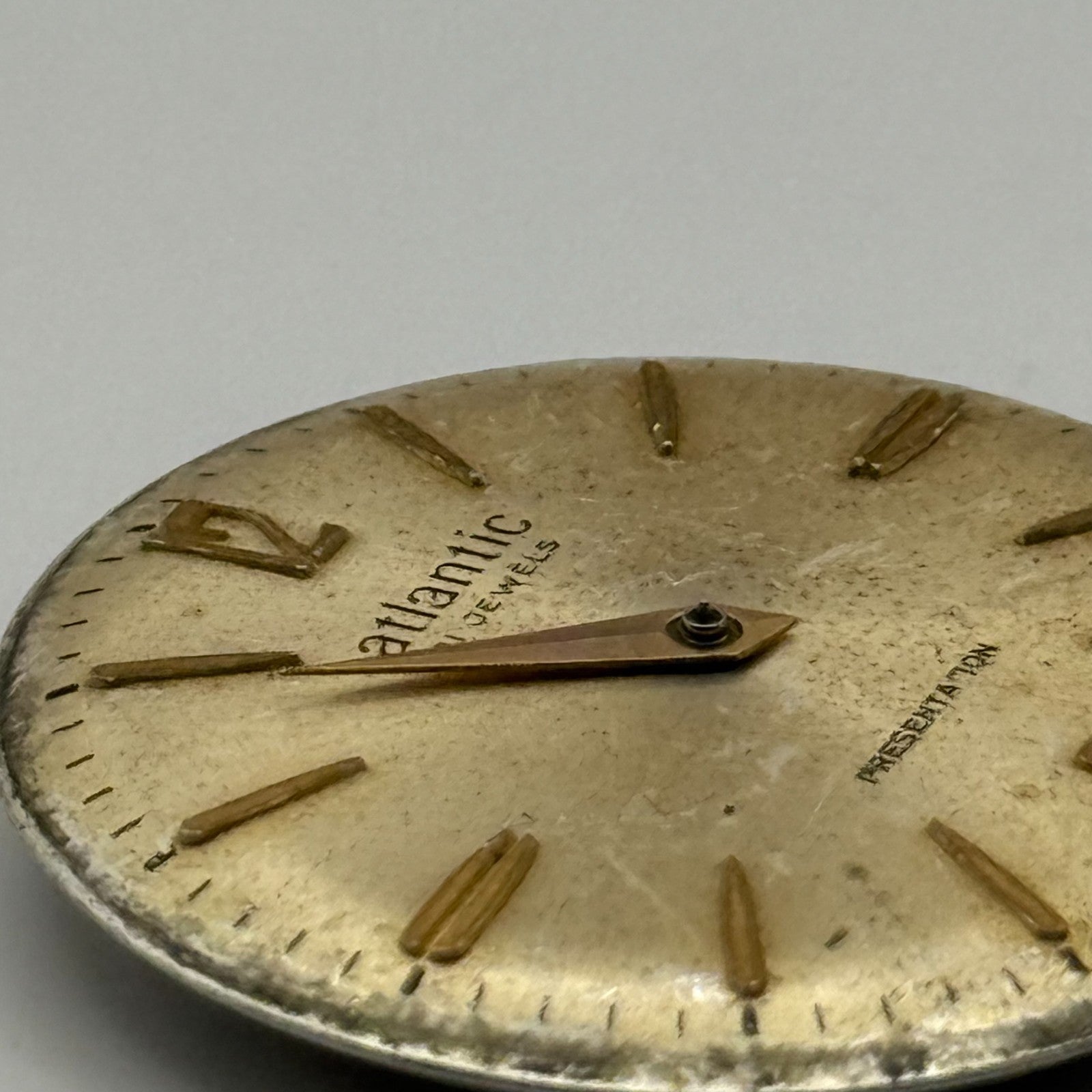 ETA 2390 Watch Movement Atlantic Manual Wind Vintage Swiss Parts Repair 23.3mm