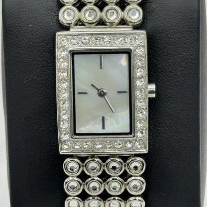 20mm Working Ladies Accessories New Look Silver Tone Jewelled M.O.P Quartz Watch