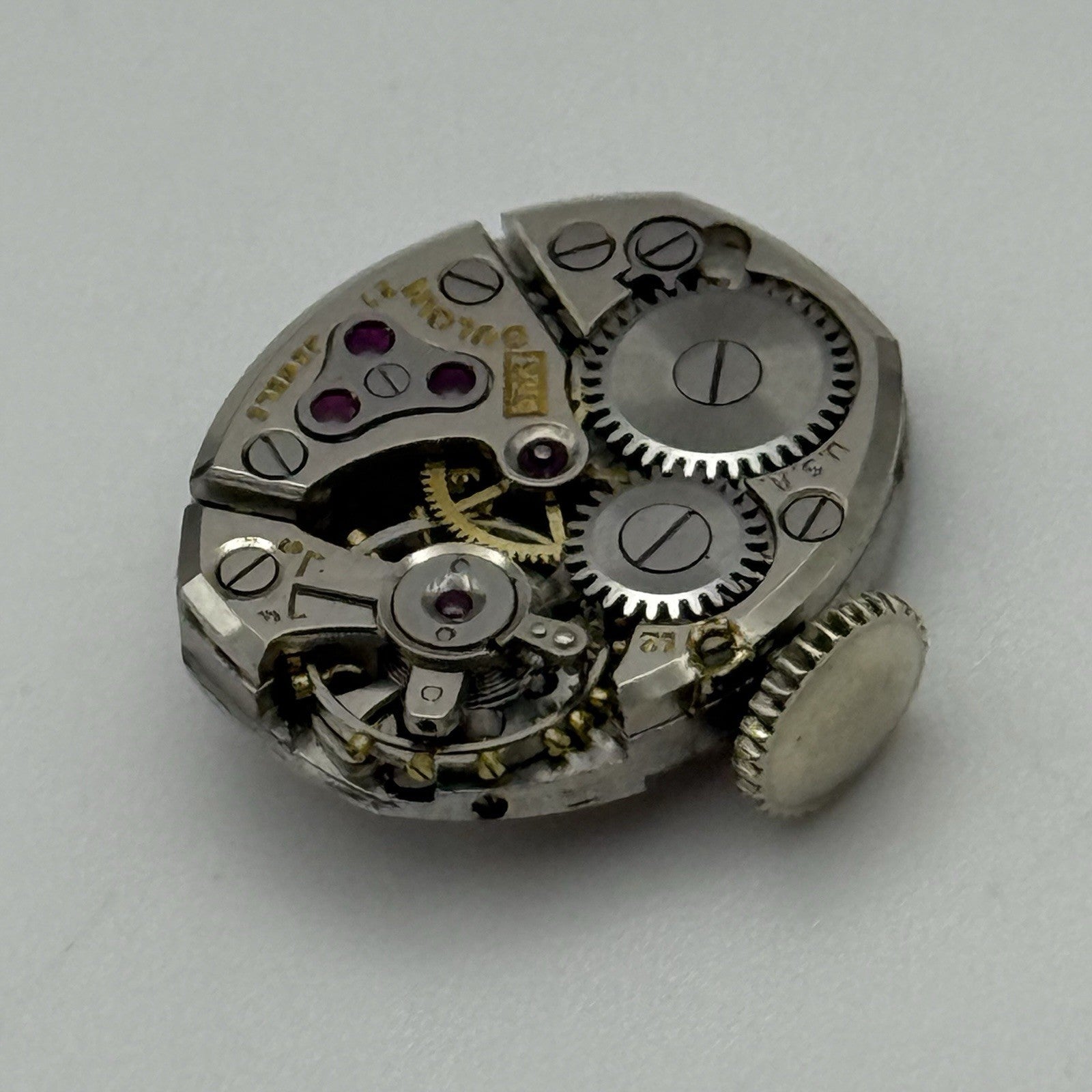 13mm Vintage Ladies Bulova 5AD Manual Wind Swiss Watch Movement PARTS REPAIR