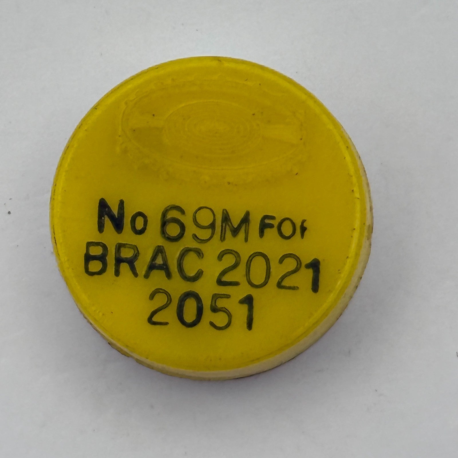 BRAC 2021 2051 Balance Wheel Complete And Spring 69 M Watch Movement Parts NOS