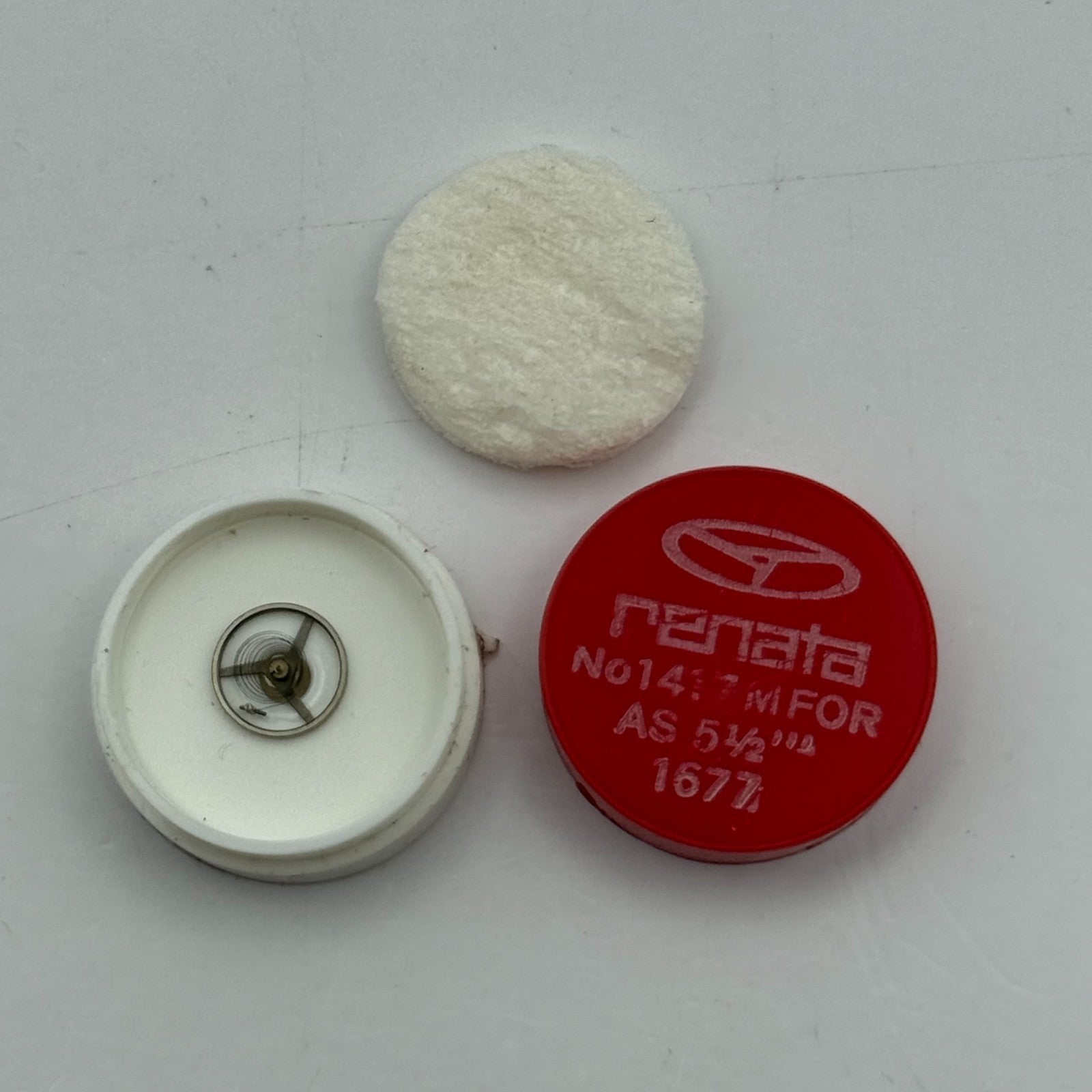 AS 1677 Balance Wheel Complete And Spring  5½’’’ 1417 M Watch Movement Parts