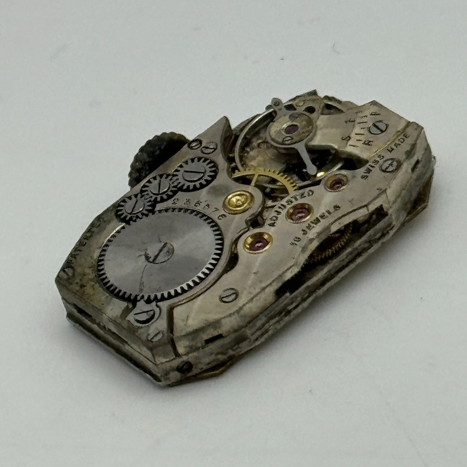 15.1mm Cyma Tavannes Ref 063 Balance Ok Swiss Watch Movement PARTS SPARES