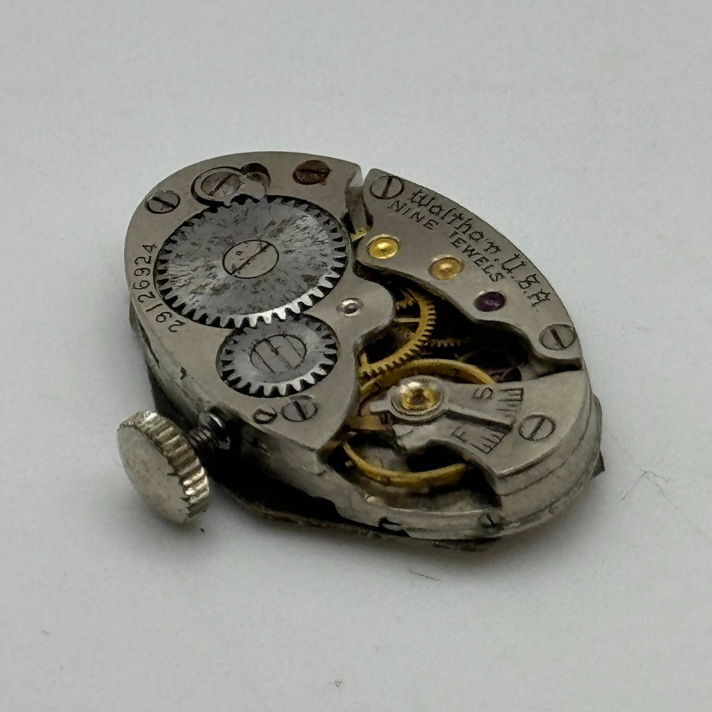 6.5L Waltham Grade No. 659 Model L-6.5 American Watch Movement PARTS SPARE