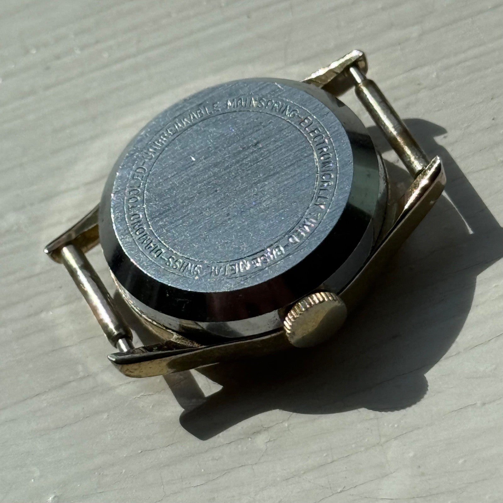 21mm Running Vintage Ebosa 86 Chancellor Unbreakable Spring Watch FOR PARTS