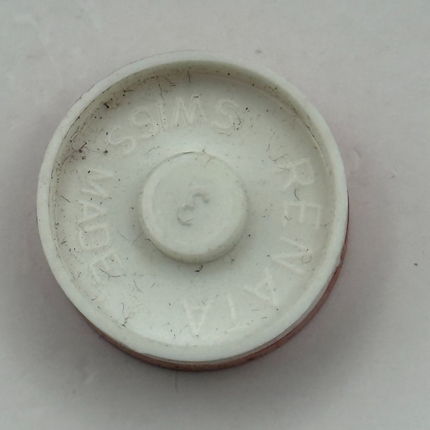 FHF 60 Balance Wheel Complete And Spring 6 3/4-8''' 200 M Watch Movement Parts 