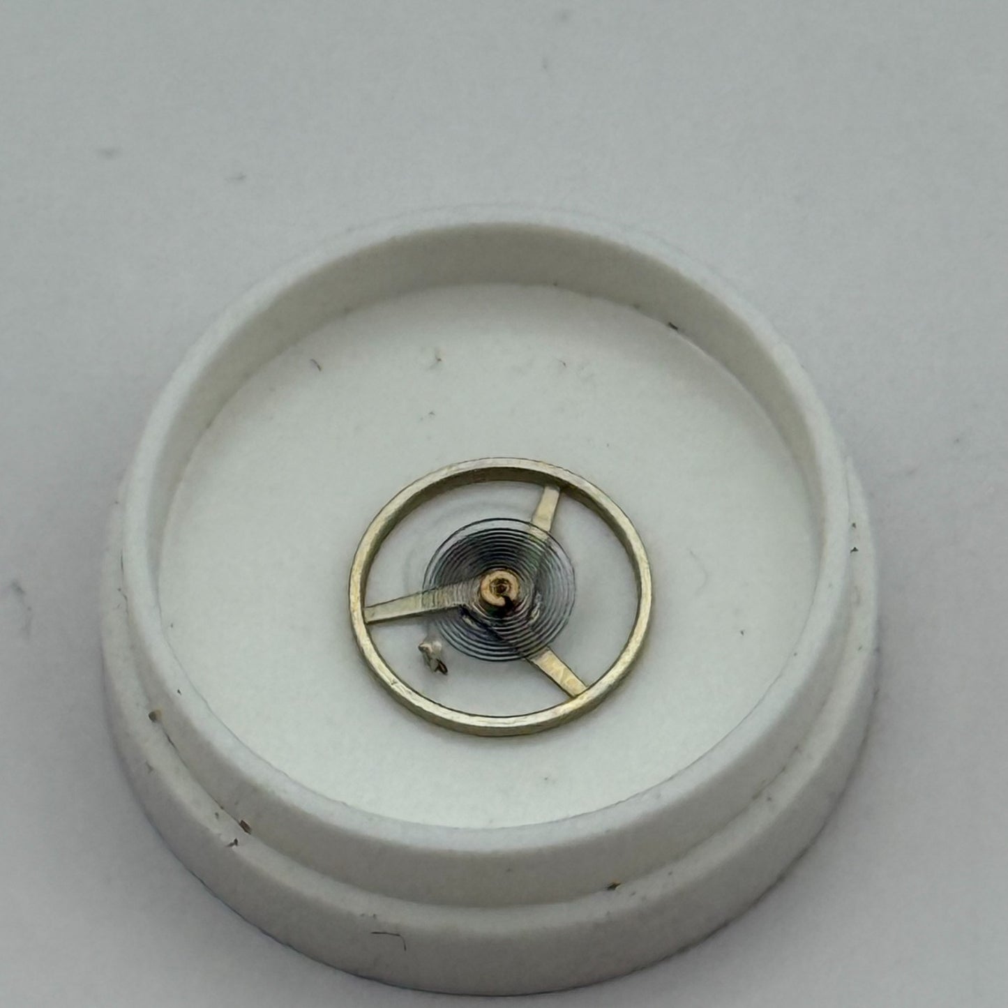 FHF 34-21 Balance Wheel Complete And Spring Inca 1640 M Watch Movement Parts NOS