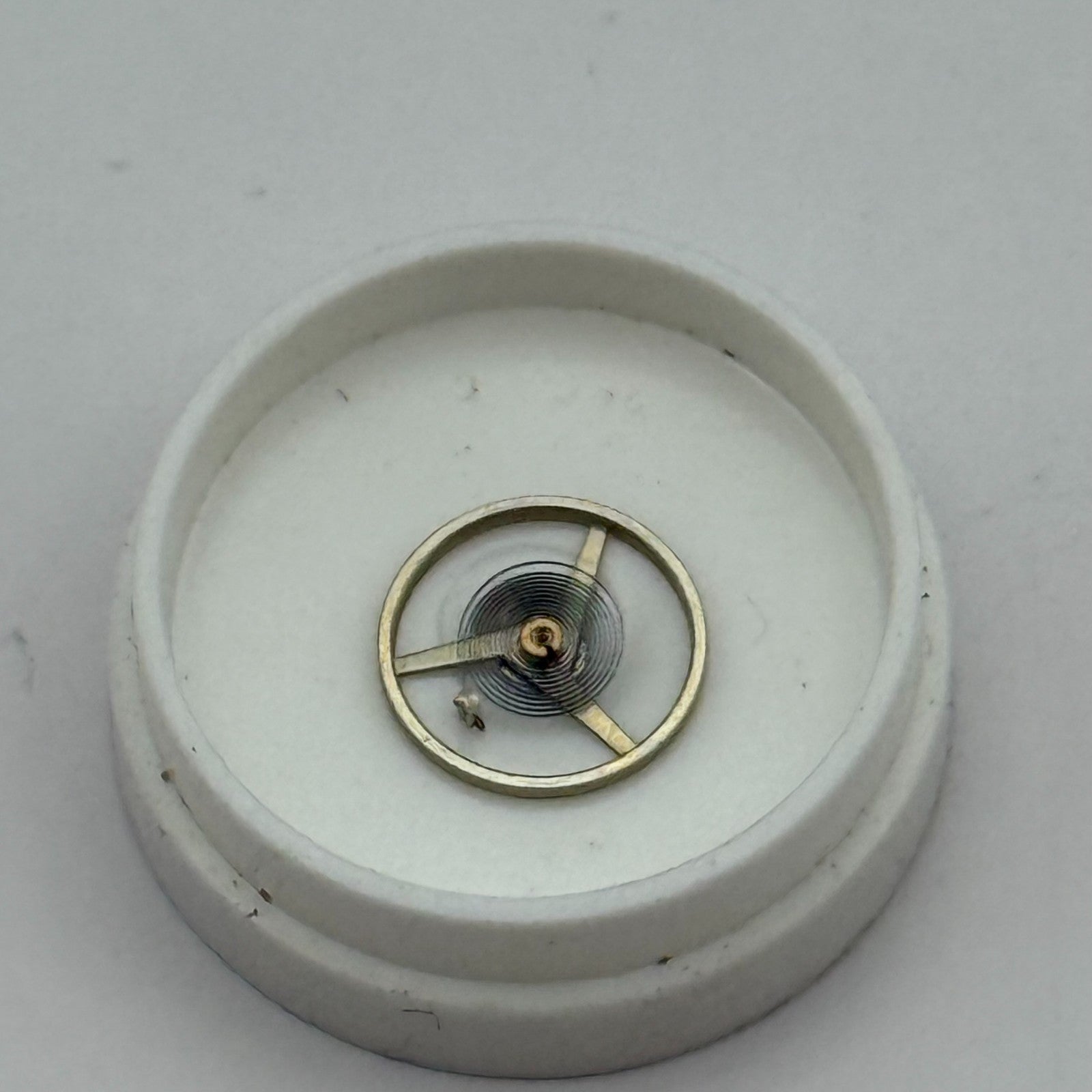 FHF 34-21 Balance Wheel Complete And Spring Inca 1640 M Watch Movement Parts NOS