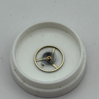 FHF 34-21 Balance Wheel Complete And Spring Inca 1640 M Watch Movement Parts NOS