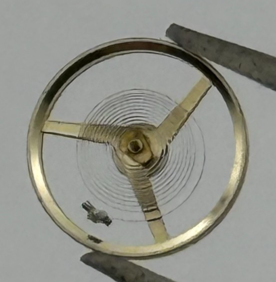 AS 1977-2 Balance Wheel Complete And Spring  1831 M Watch Movement Parts NOS