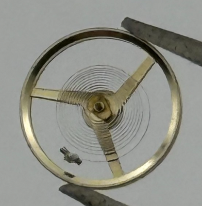 AS 1977-2 Balance Wheel Complete And Spring  1831 M Watch Movement Parts NOS