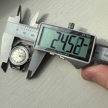 22mm Vintage Century Fujifilm Japan Sweep Seconds Manual Wind Watch FOR PARTS