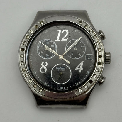 39mm Vintage 2006 Swatch Dreamnight Swiss YCS485GC Chronograph Watch UNTESTED