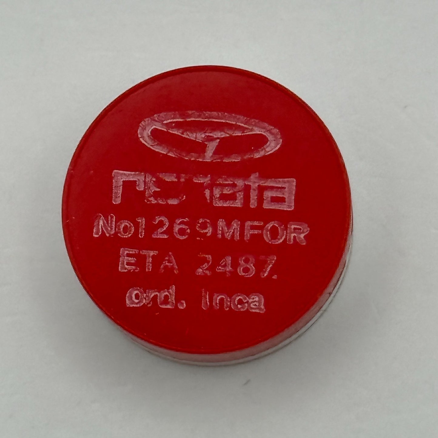 ETA 2487 Balance Wheel Complete And Spring Ord+Inca 1269 M Watch Movement Parts