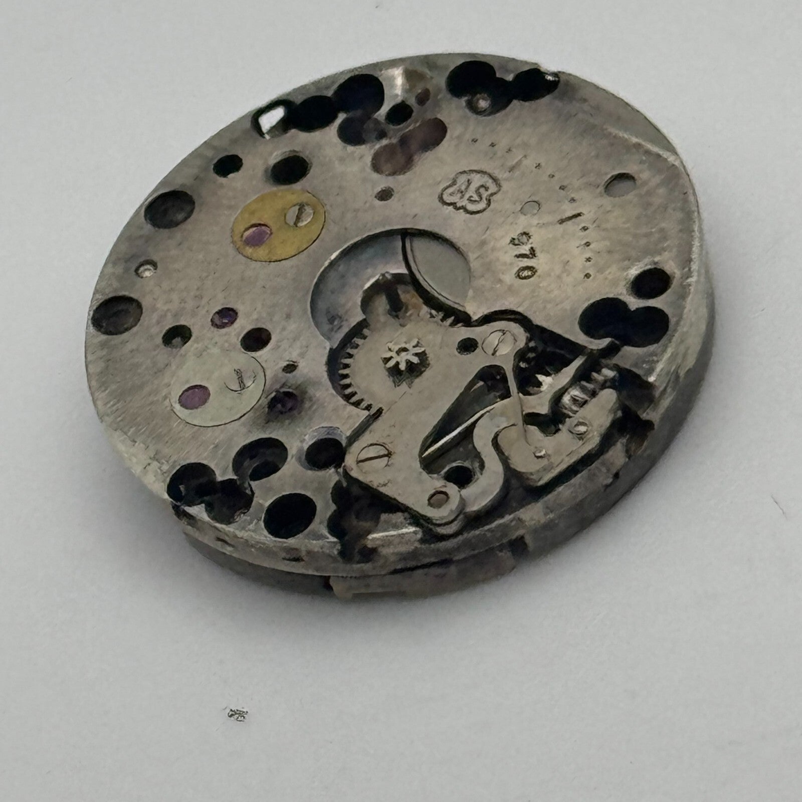19.7mm Norman AS 970 A Schild Manual Wind 17 Jewels Swiss Watch Movement PARTS