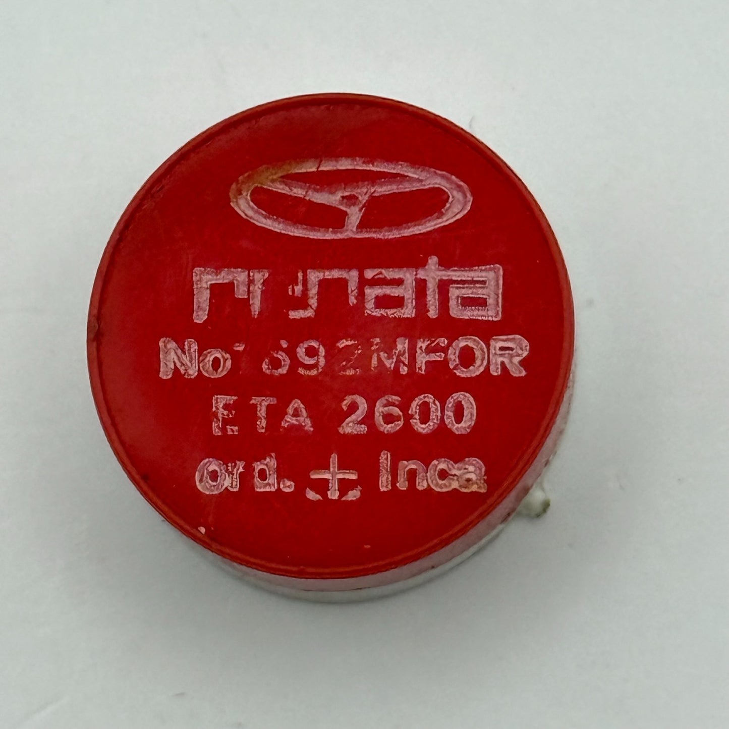 ETA 2600 Balance Wheel Complete And Spring Ord + Inca Watch Movement Parts 