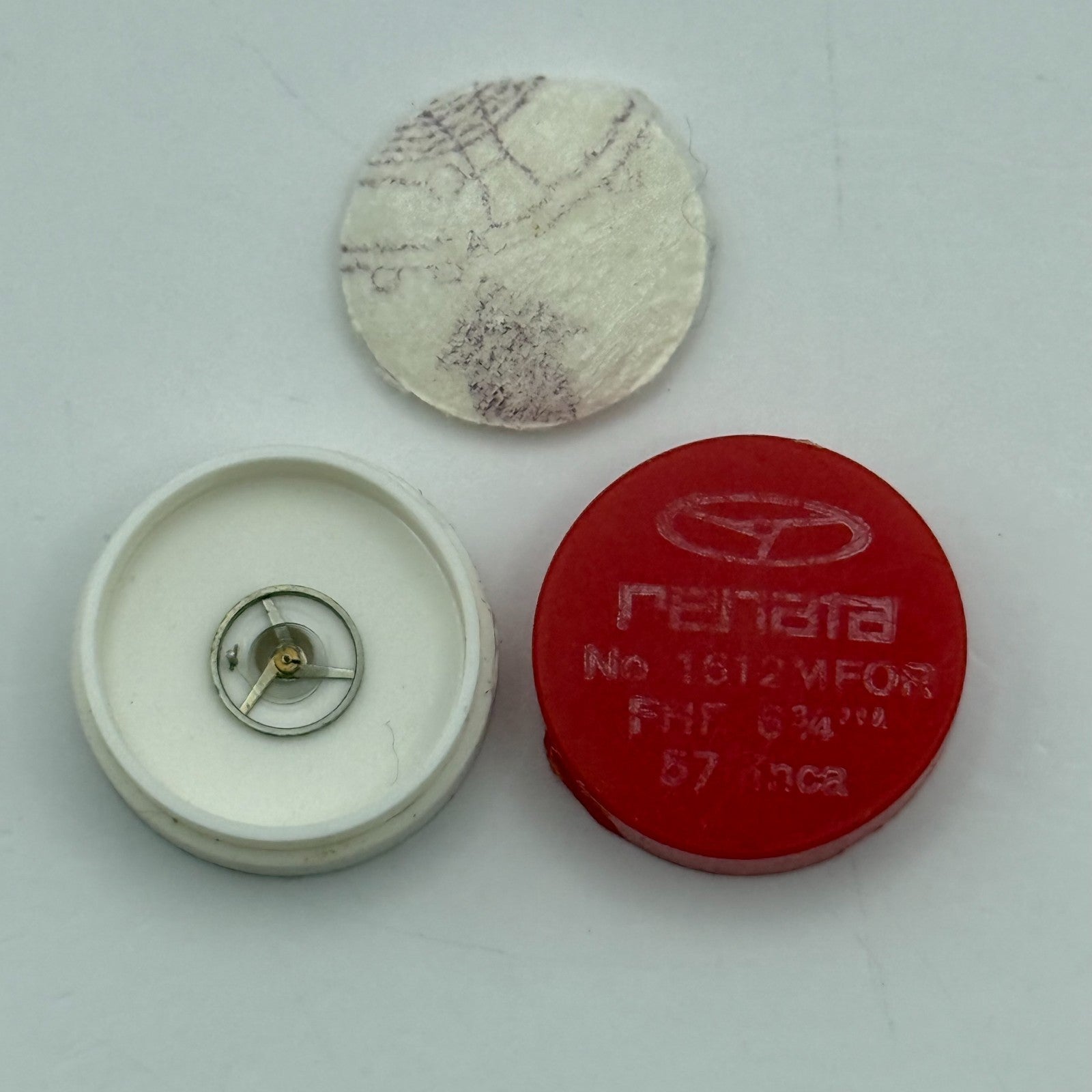 FHF 57 Balance Wheel Complete And Spring 6¾''' Inca 1612 M Watch Movement Parts 