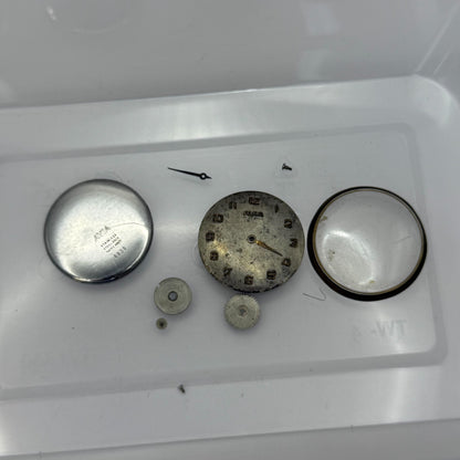 25.9mm Vintage Avia FHF 97 Swiss Made Manual Wind Watch Movement PARTS REPAIR