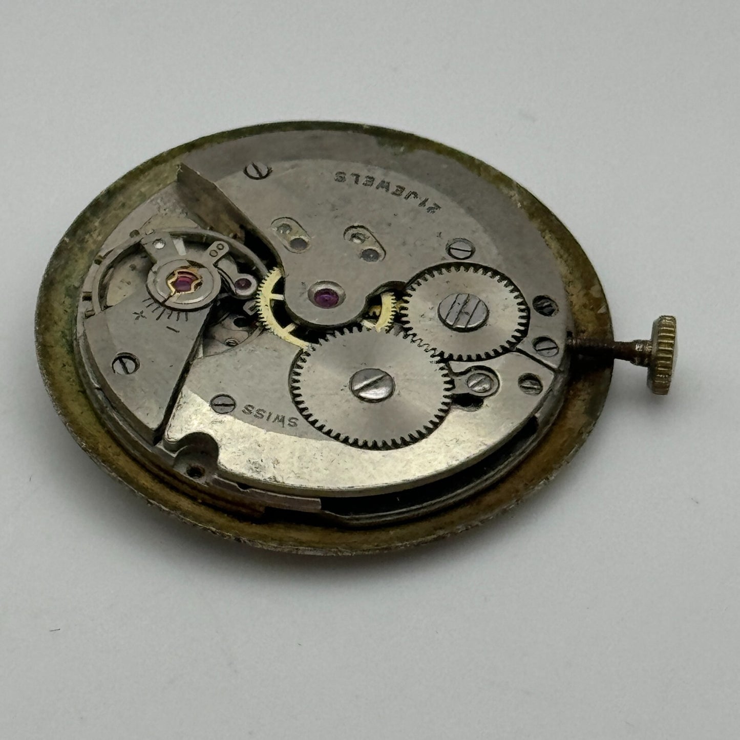 25.9mm Men's AS 1703 A Schild Date Dial Manual Wind Swiss Watch Movement PARTS