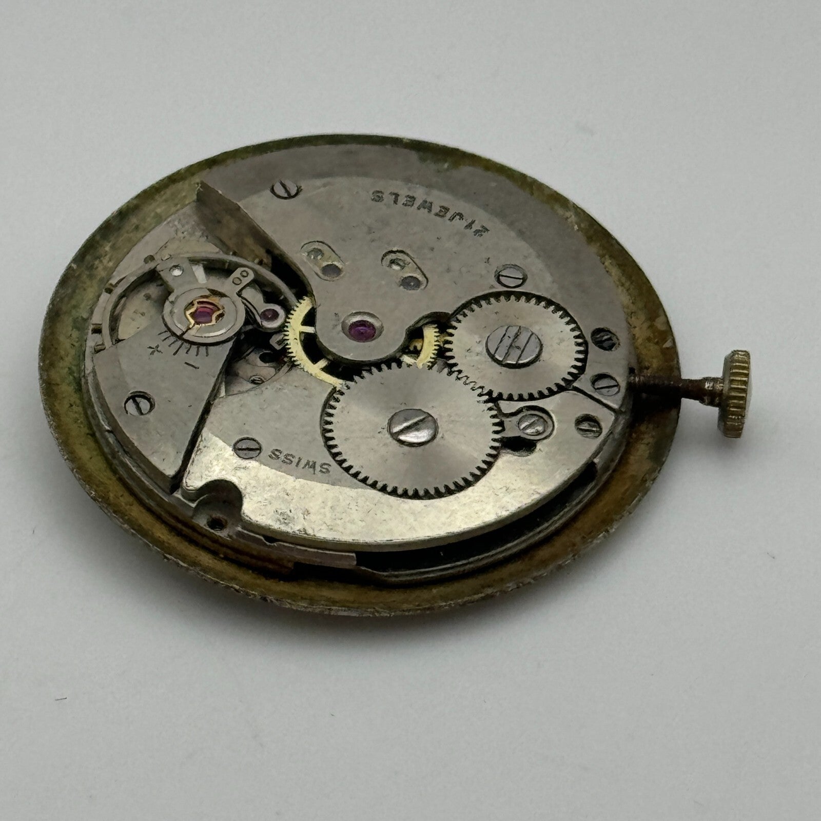 25.9mm Men's AS 1703 A Schild Date Dial Manual Wind Swiss Watch Movement PARTS