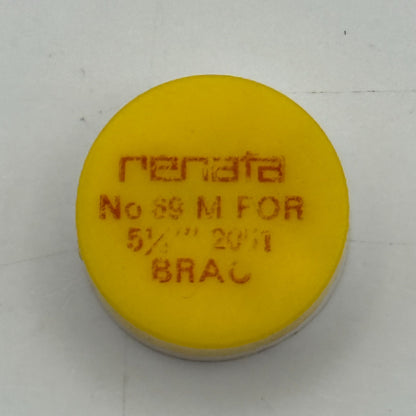 Brac 2051 Balance Wheel Complete And Spring 5 1/4''' 69 M Watch Movement Parts