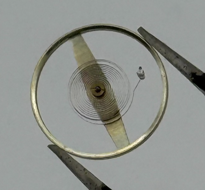 ST 96 Balance Wheel Complete And Spring 11 1/2''' 1268 M Watch Movement Parts