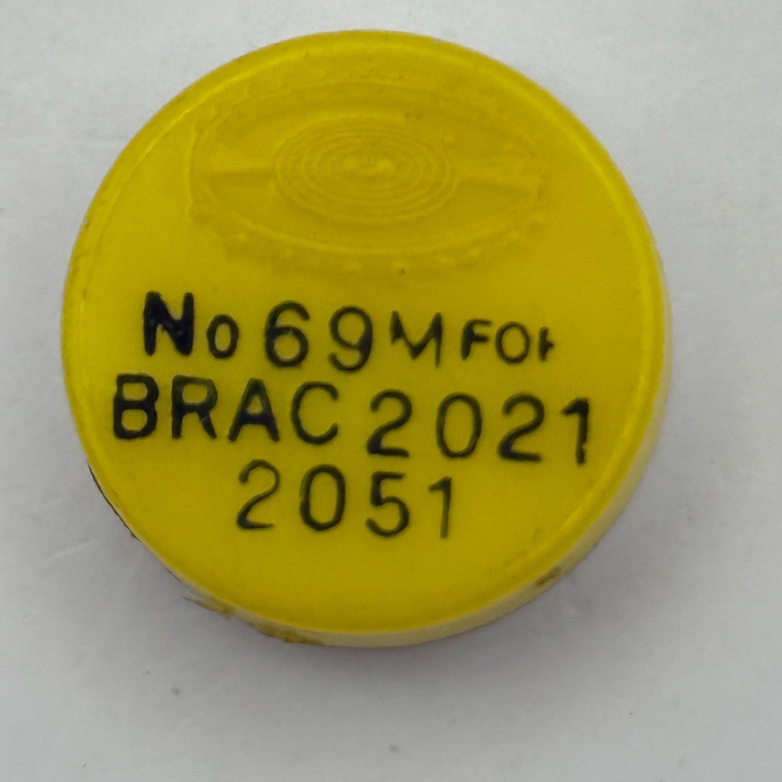 Brac 2021 2051 Balance Wheel Complete And Spring 69 M Watch Movement Parts NOS