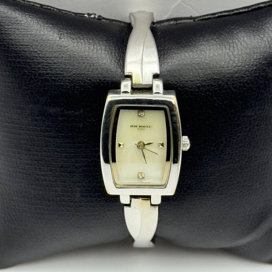 Working Infinite Ladies Silver Tone 19mm Quartz Watch Japan Mvt New Battery