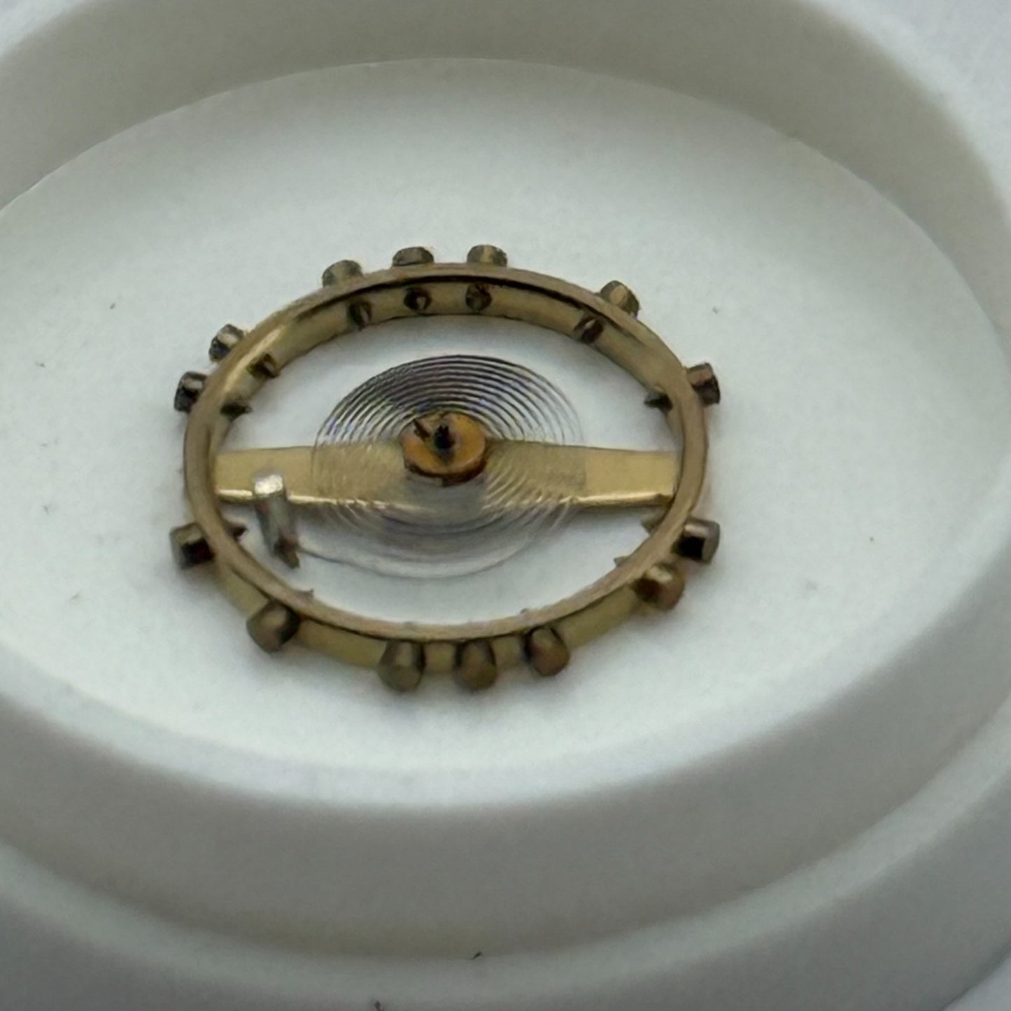 FHF 60 Balance Wheel Complete And Spring  6¾-8’’’ 200 M Watch Movement Parts NOS